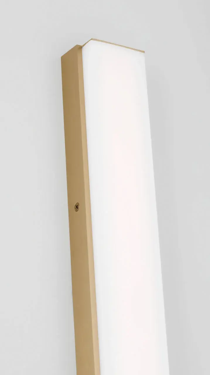 Panna 24" LED Vanity Light in Satin Brass - Image 3