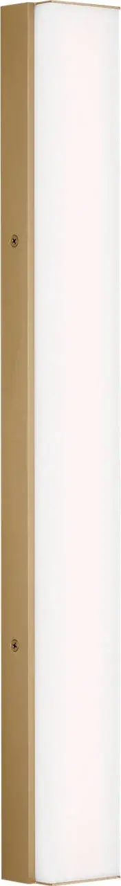 Panna 24" LED Vanity Light in Satin Brass - Image 7
