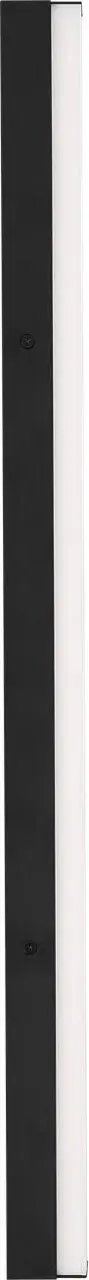 The Panna 30" LED Vanity combines clean geometric design with practical functionality. Its rectangular profile with subtle step detailing delivers substantial light output while the adjustable color temperature (2700K-5000K) adapts from warm ambience to bright task lighting. - alternate view