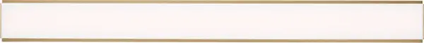 Panna 30" LED Vanity Light in Satin Brass - Image 7