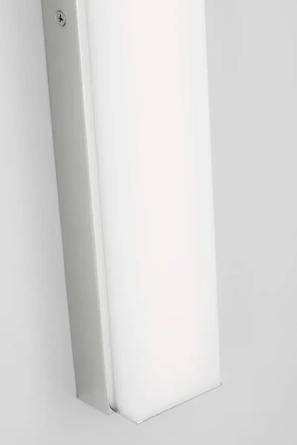 The Panna 36" LED Vanity combines clean geometric design with practical functionality. Its adjustable color temperature (2700K-5000K) and substantial light output make it perfect for bathrooms and dressing areas. - alternate view
