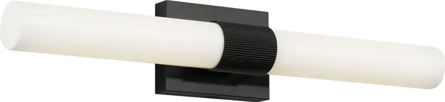 Sarco 24" LED Vanity Light in Midnight Black - Image 1