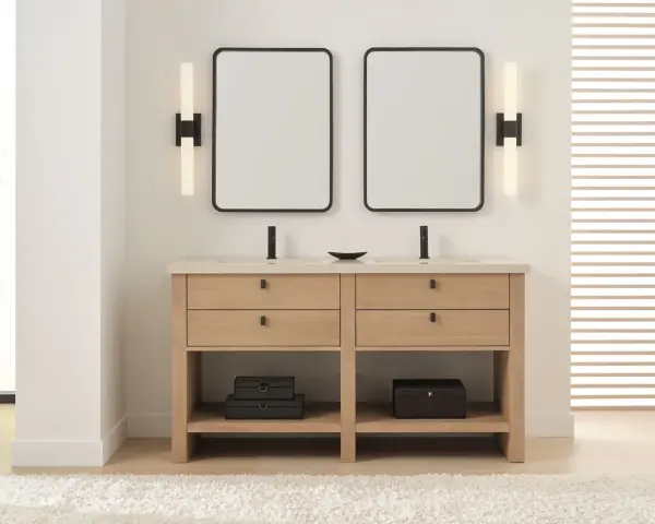 Sarco 24" LED Vanity Light in Midnight Black - Image 9