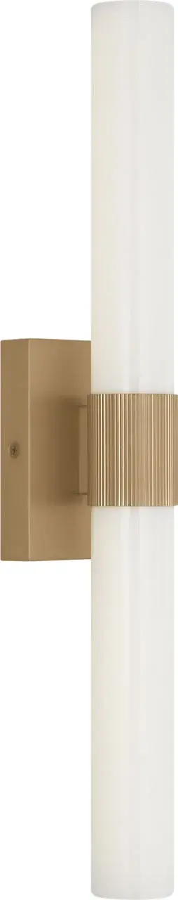 Sarco 24" LED Vanity Light in Satin Brass - Image 5