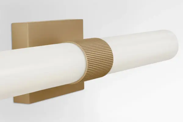 Sarco 24" LED Vanity Light in Satin Brass - Image 6