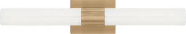 Sarco 24" LED Vanity Light in Satin Brass - Image 7