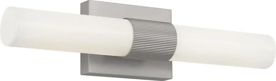 Contemporary LED Vanity Light with Architectural Texture - Image 1