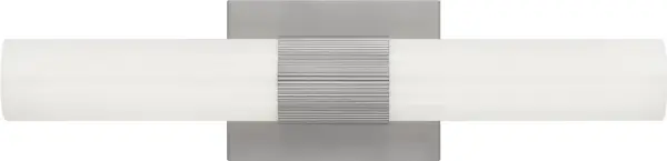 Contemporary LED Vanity Light with Architectural Texture - Image 3