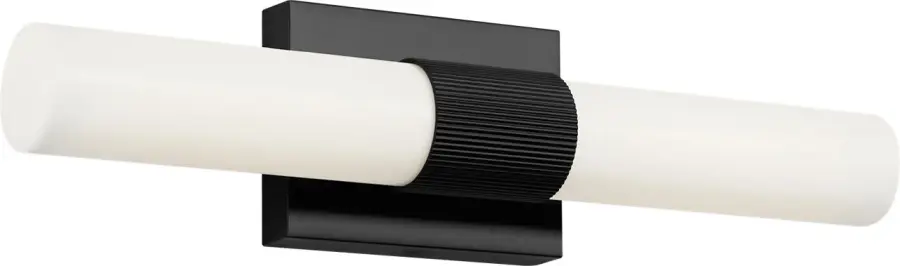 Sarco 18" LED Vanity Light in Midnight Black - Image 1