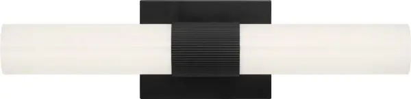 Sarco 18" LED Vanity Light in Midnight Black - Image 3