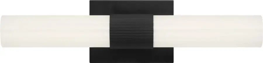 Sarco 18" LED Vanity Light in Midnight Black - Image 3