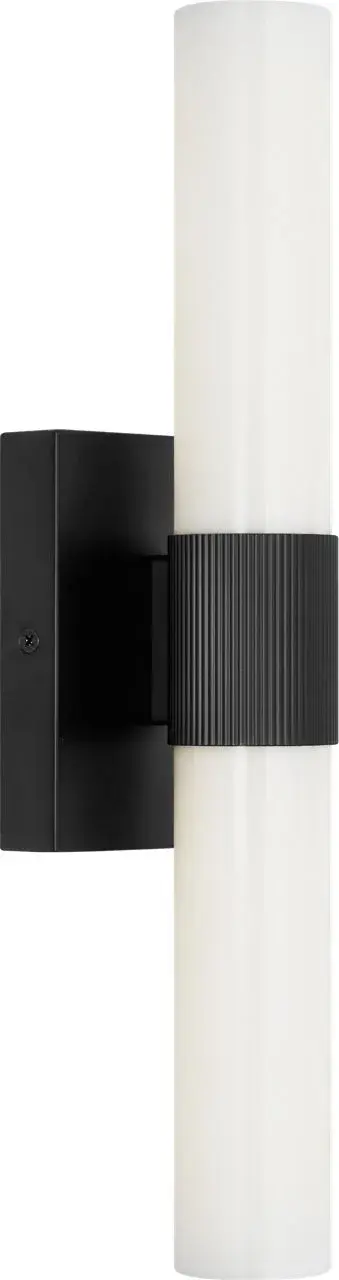 Sarco 18" LED Vanity Light in Midnight Black - Image 4