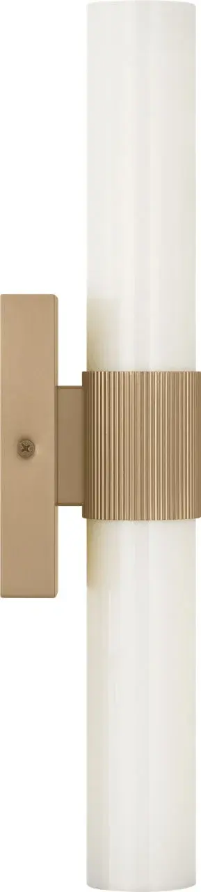 Sarco 18" LED Vanity Light in Satin Brass - Image 4