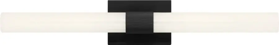 Sarco 30" LED Vanity Light in Midnight Black - Image 4