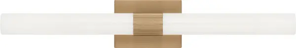 Sarco 30" LED Vanity Light in Satin Brass - Image 6