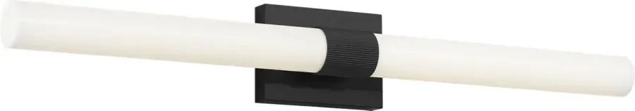 Sarco 36" LED Vanity Light in Midnight Black - Image 1