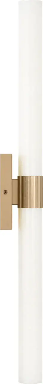 Sarco 36" LED Vanity Light in Satin Brass - Image 4