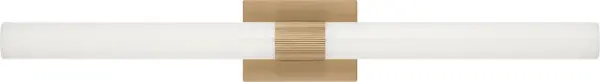 Sarco 36" LED Vanity Light in Satin Brass - Image 5