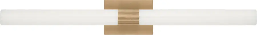 Sarco 36" LED Vanity Light in Satin Brass - Image 5