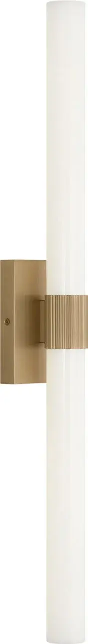 Sarco 36" LED Vanity Light in Satin Brass - Image 6