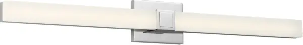 The Fentress 36" LED Vanity delivers modern sophistication with its clean rectangular profile and energy-efficient LED technology. Perfect for contemporary bathrooms seeking streamlined elegance.