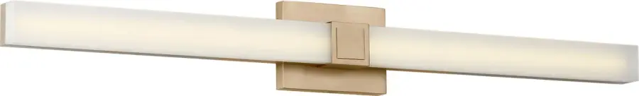 Fentress 36" LED Vanity Light in Satin Brass - Image 1