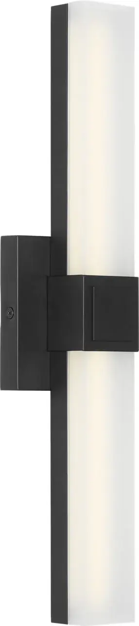 The Fentress 18" LED Vanity delivers clean, contemporary lighting with its low-profile rectangular design. Perfect for modern bathrooms seeking minimalist sophistication with integrated LED efficiency. - alternate view