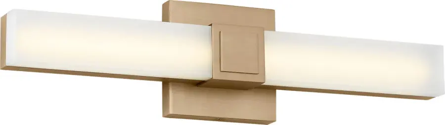 Fentress 18" LED Vanity Light in Satin Brass - Image 1