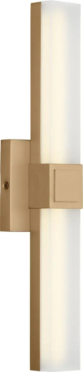 Fentress 18" LED Vanity Light in Satin Brass - Image 6