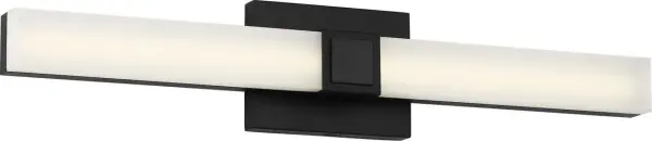 The Fentress 24" LED Vanity delivers clean, contemporary lighting with its low-profile rectangular design. Perfect for modern bathrooms seeking minimalist sophistication with integrated LED efficiency.