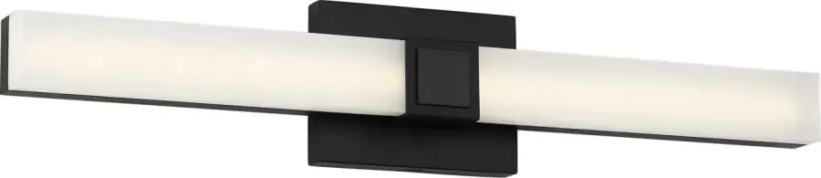 Fentress 24" LED Vanity Light in Midnight Black - Image 1