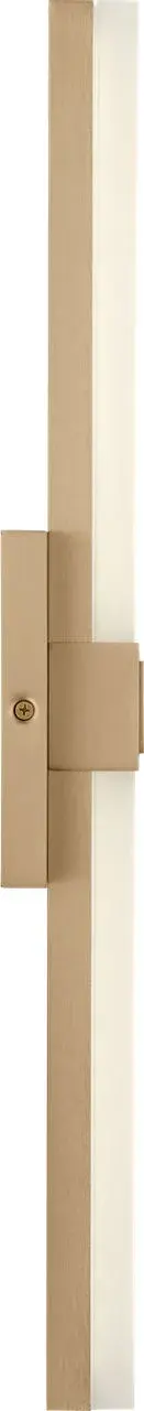 Fentress 24" LED Vanity Light in Satin Brass - Image 3