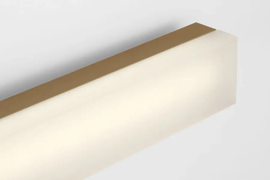 Fentress 24" LED Vanity Light in Satin Brass - Image 5