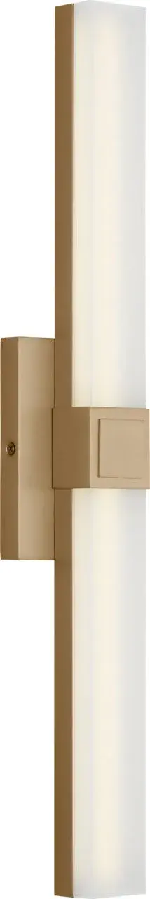 Fentress 24" LED Vanity Light in Satin Brass - Image 7