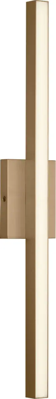 Marque 30" LED Vanity Light in Satin Brass - Image 1
