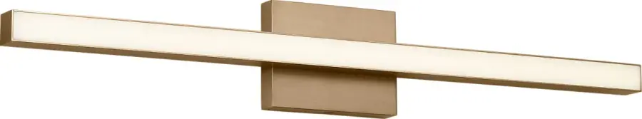Marque 30" LED Vanity Light in Satin Brass - Image 4