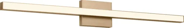 Marque 36" LED Vanity Light in Satin Brass - Image 6