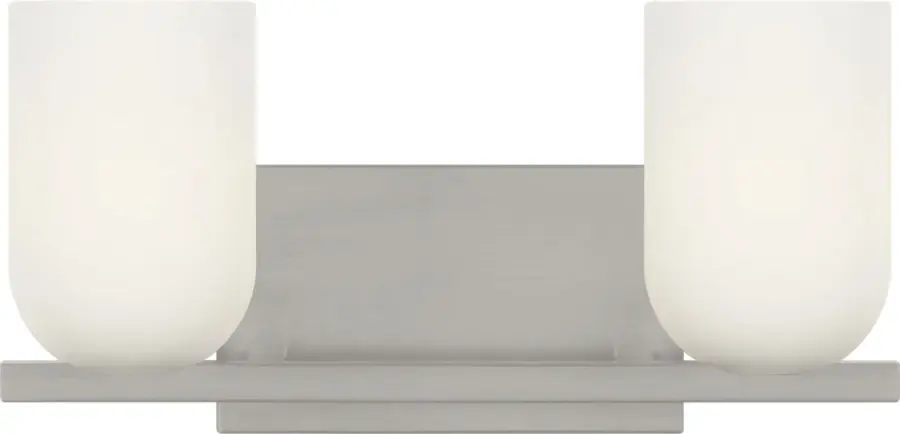 Elegant Two-Light Vanity with Soft, Flattering Illumination - Image 1