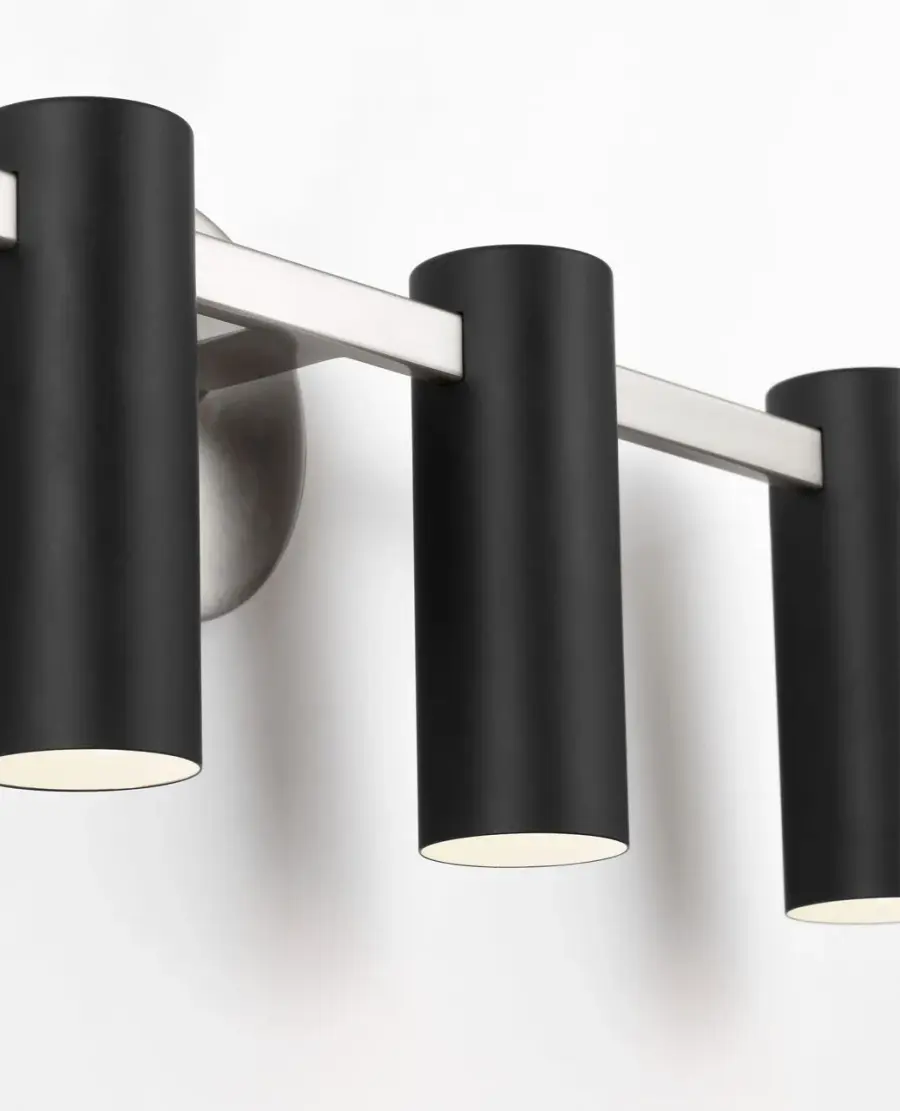 Zentro Four Light Vanity in Brushed Nickel - Image 2