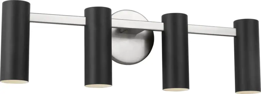 Zentro Four Light Vanity in Brushed Nickel - Image 5