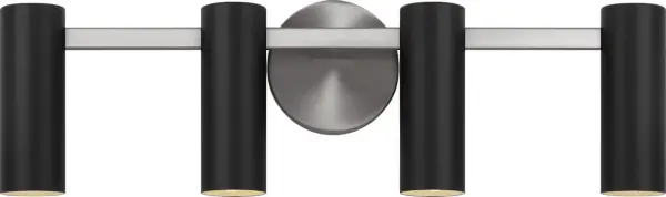 Zentro Four Light Vanity in Brushed Nickel - Image 4