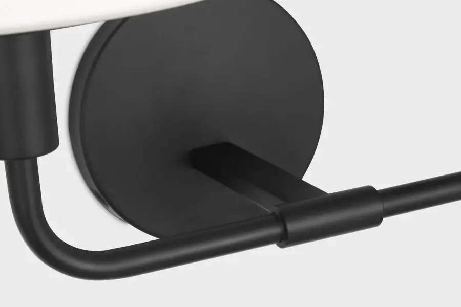 Mendota Medium Sconce in Midnight Black - Image 11