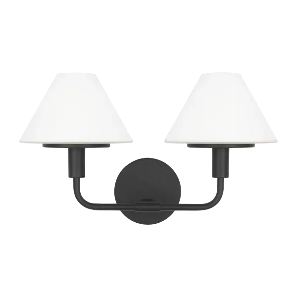 Mendota Medium Sconce in Midnight Black - Image 5