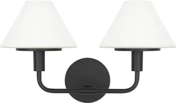Mendota Medium Sconce in Midnight Black - Image 7
