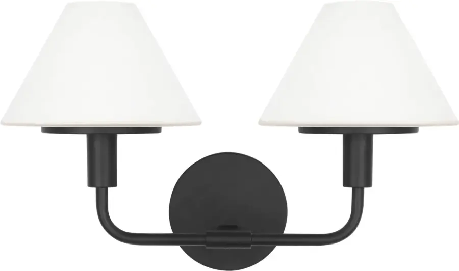 Mendota Medium Sconce in Midnight Black - Image 7