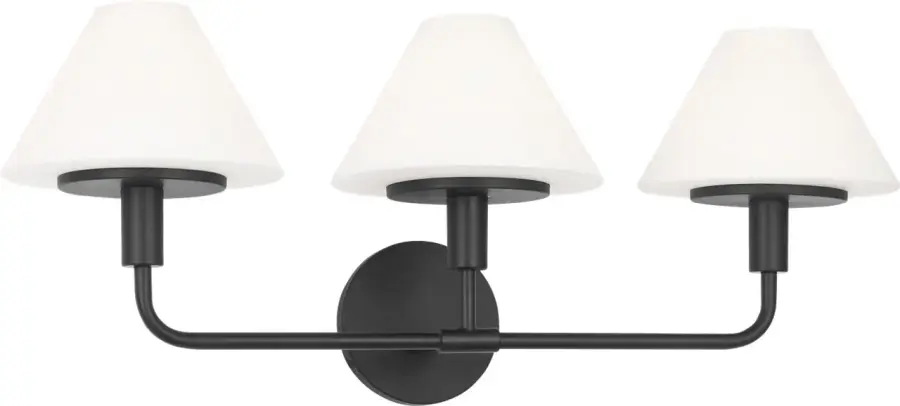 Mendota Large Sconce in Midnight Black - Image 2