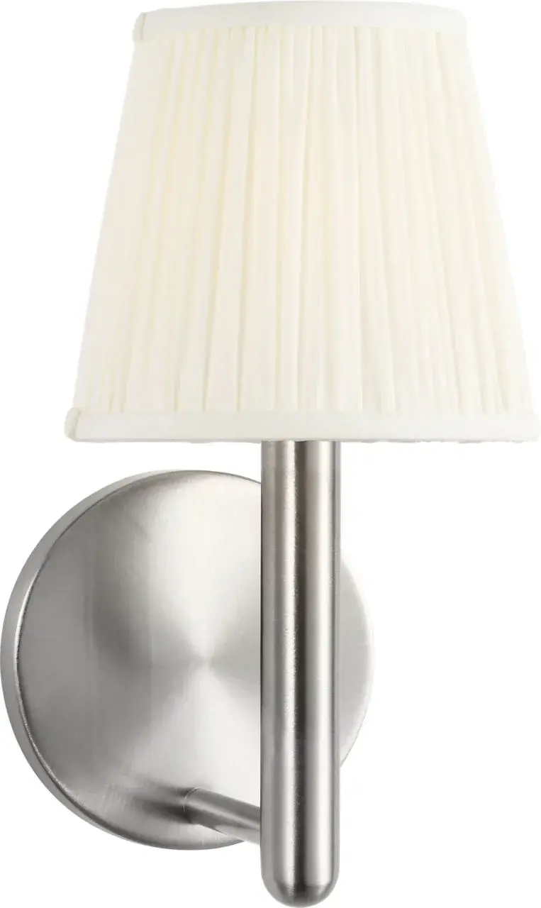 Vilera One Light Sconce in Brushed Nickel - Image 1