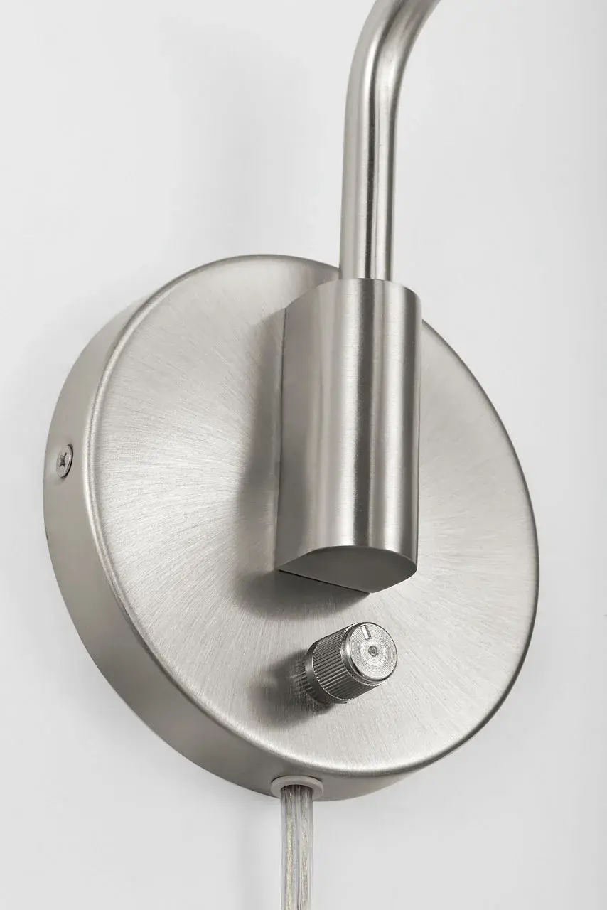 Drae One Light Task Sconce in Burnished Brass - Image 4