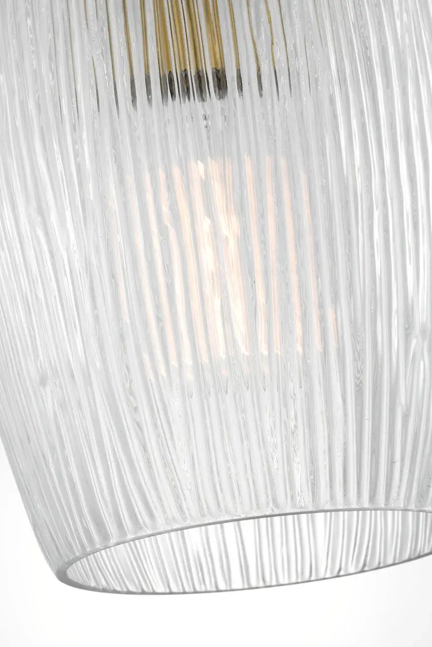 Serafina 11" Pendant in Burnished Brass - Image 2