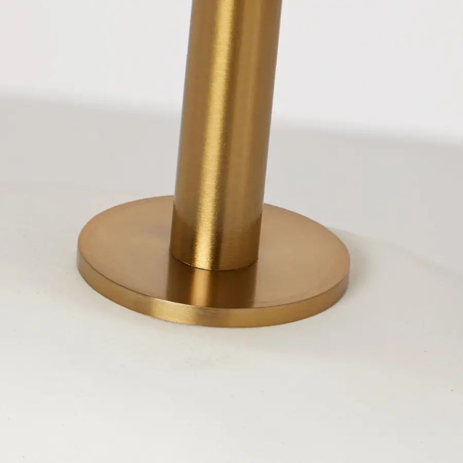 Aura Small Table Lamp in Matte White Ceramic - Image 5